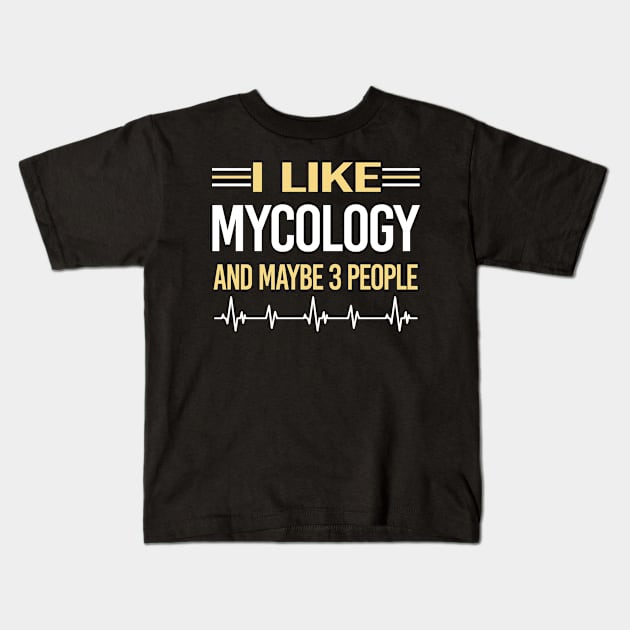 3 People Mycology Mycologist Mushrooms Kids T-Shirt by relativeshrimp